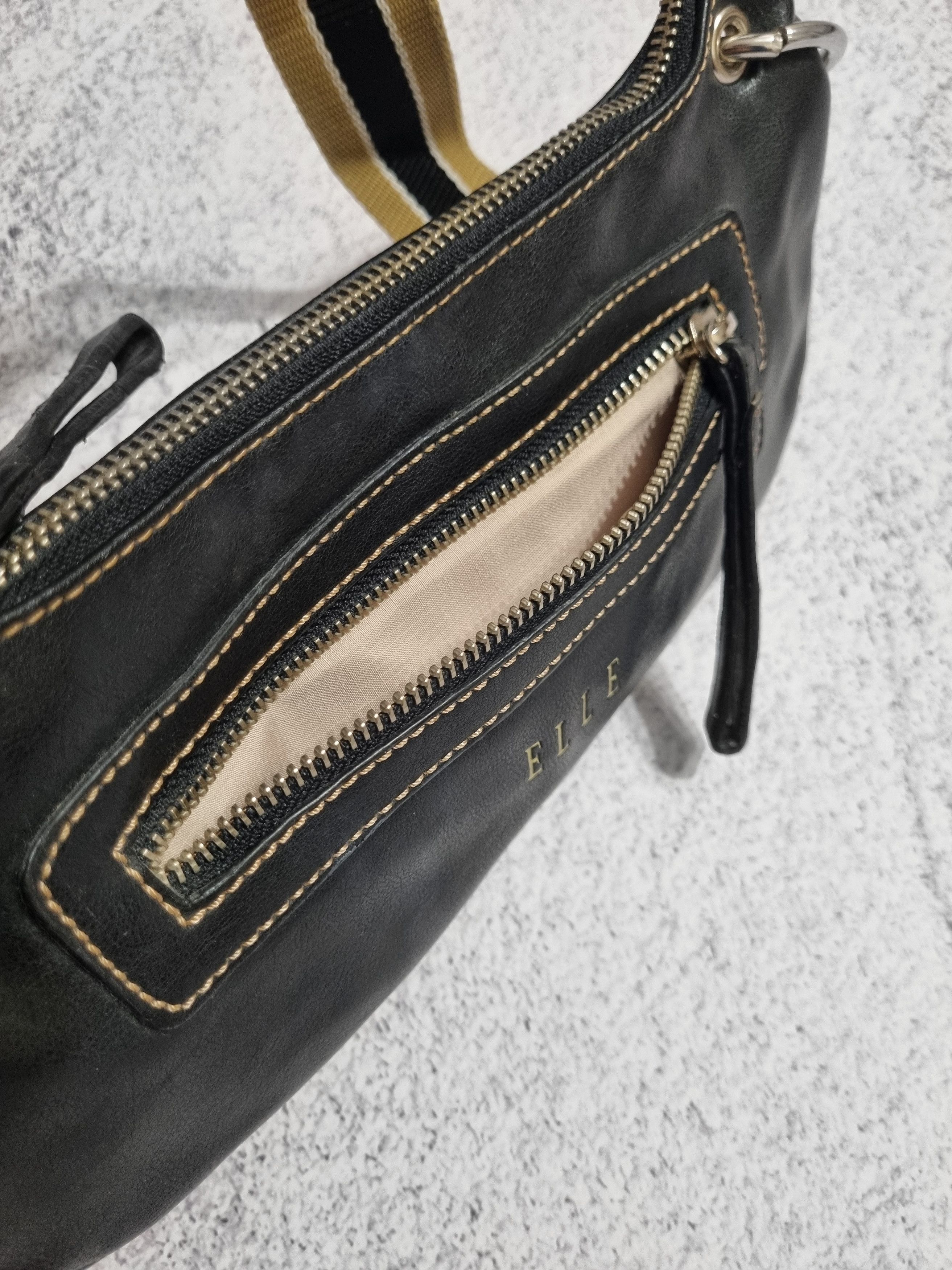 Hysteric Glamour Vintage Elle Paris Y2K Leather Shoulder Bag Size ONE SIZE - 7 Thumbnail