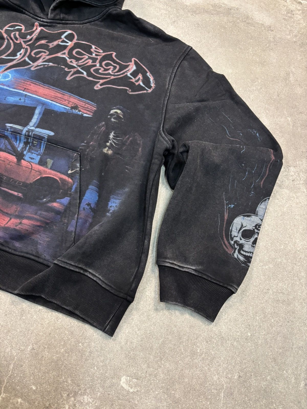 Godspeed Godspeed Pitstop Hoodie, Washed Black Size US XL / EU 56 / 4 - 18 Thumbnail