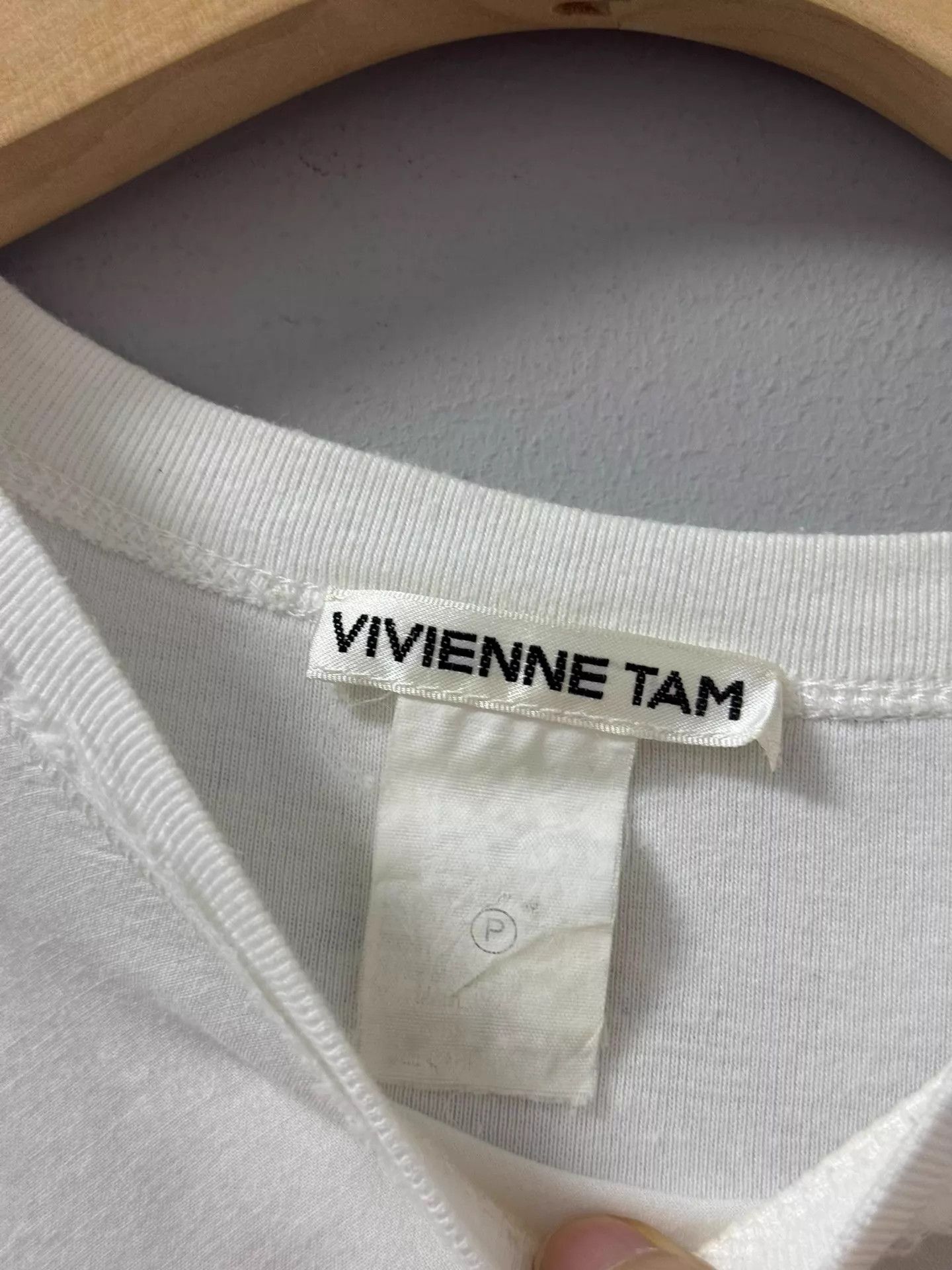 Vivienne Tam Vivienne Tam 90s White Raw Edge Le Fu Wa Short Sleeve 0 Size XS / US 0-2 / IT 36-38 - 3 Thumbnail