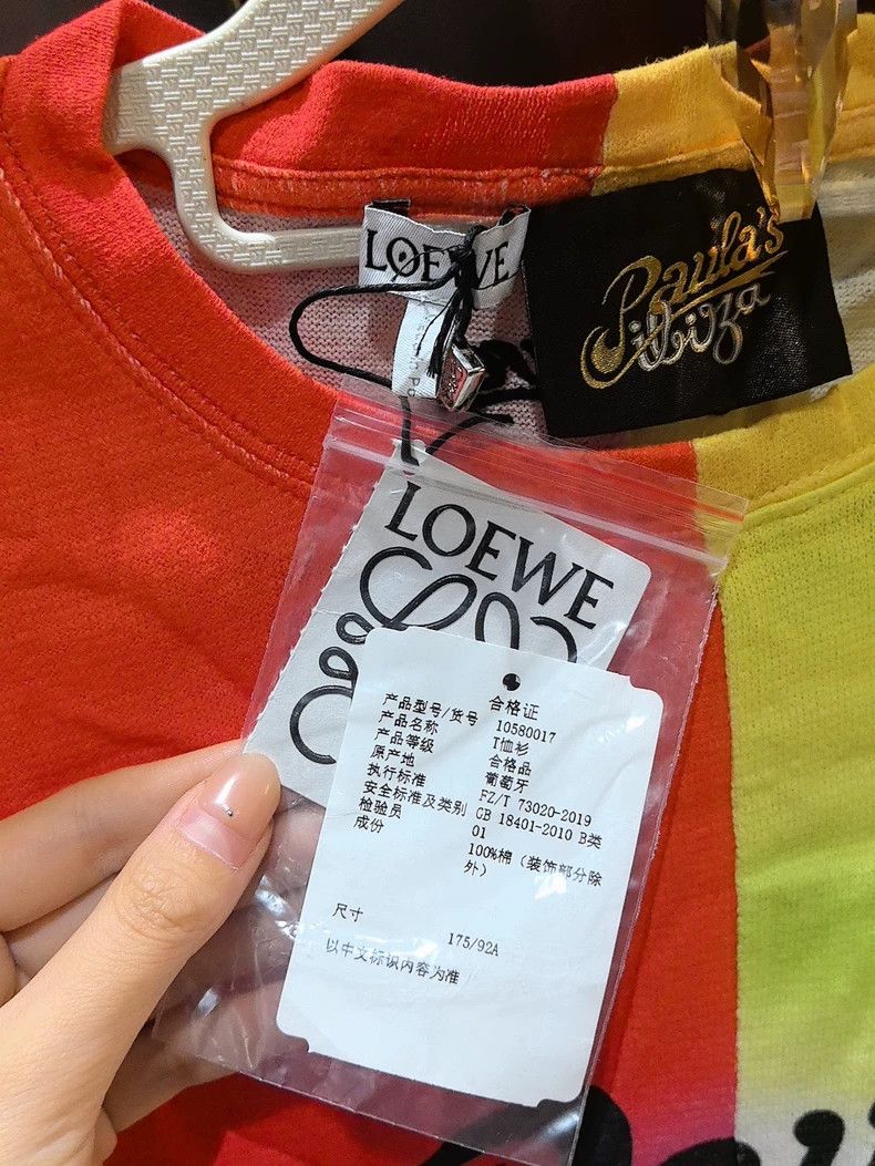 Loewe loewe Sunset floral color-blocked round neck short sleeves Size US L / EU 52-54 / 3 - 2 Thumbnail