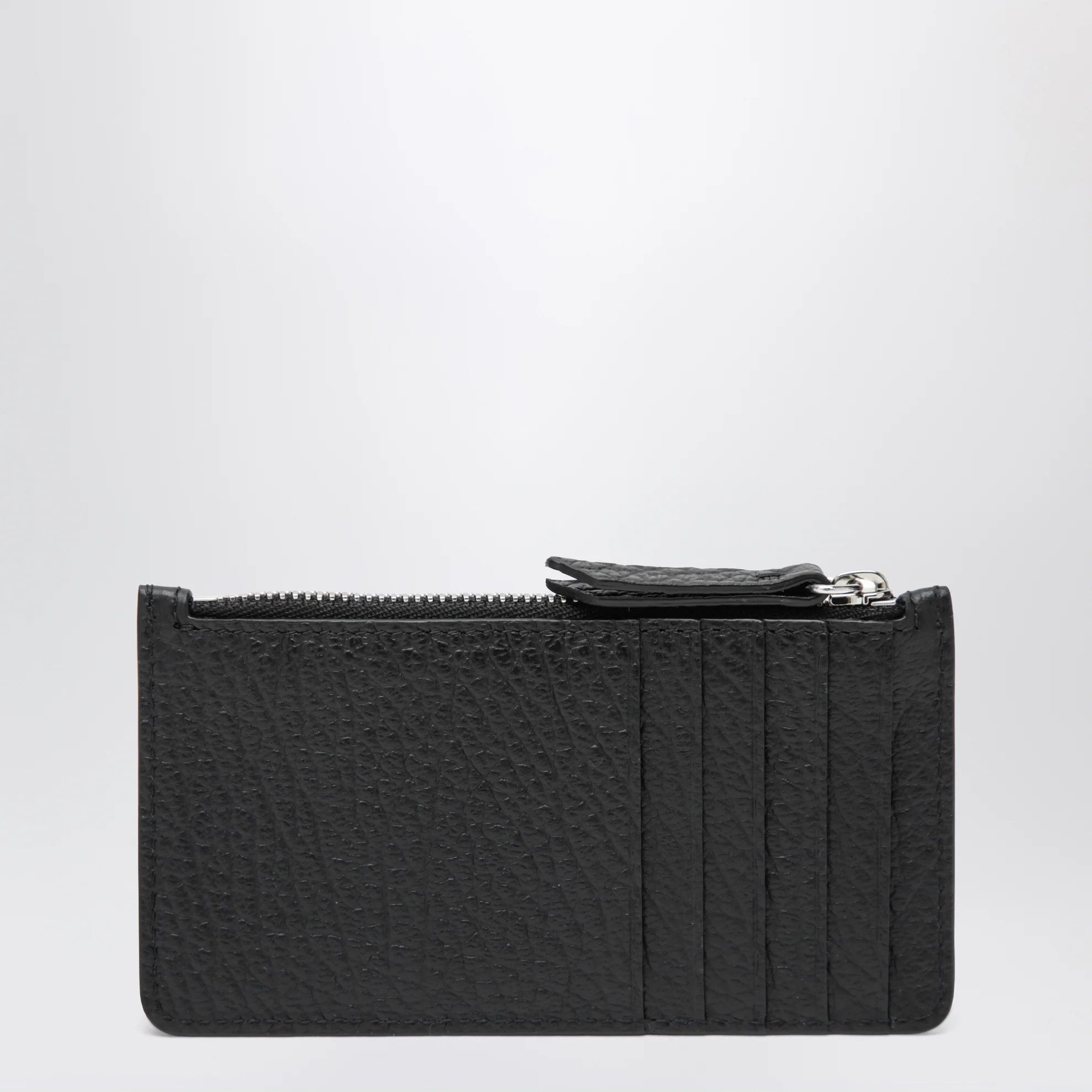 Maison Margiela o1d2blof0526 Size: OS / Four Stitches Zip Card Holder Black Size ONE SIZE - 2 Thumbnail