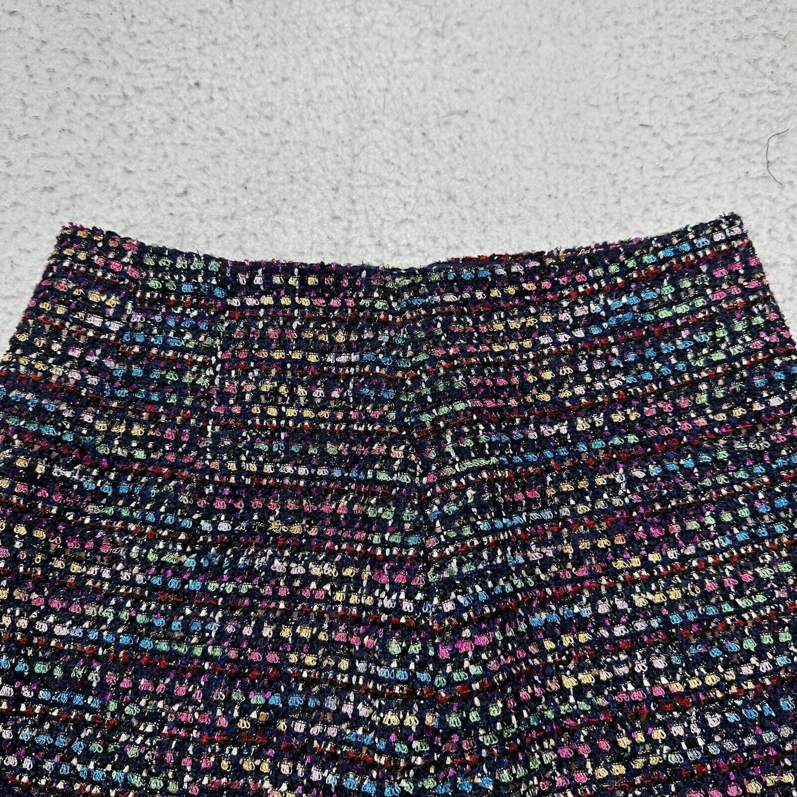 Loft LOFT 2 Shimmer Textured Shift Skirt Colorful Mini Skirt Size 26" / US 2 / IT 38 - 2 Thumbnail