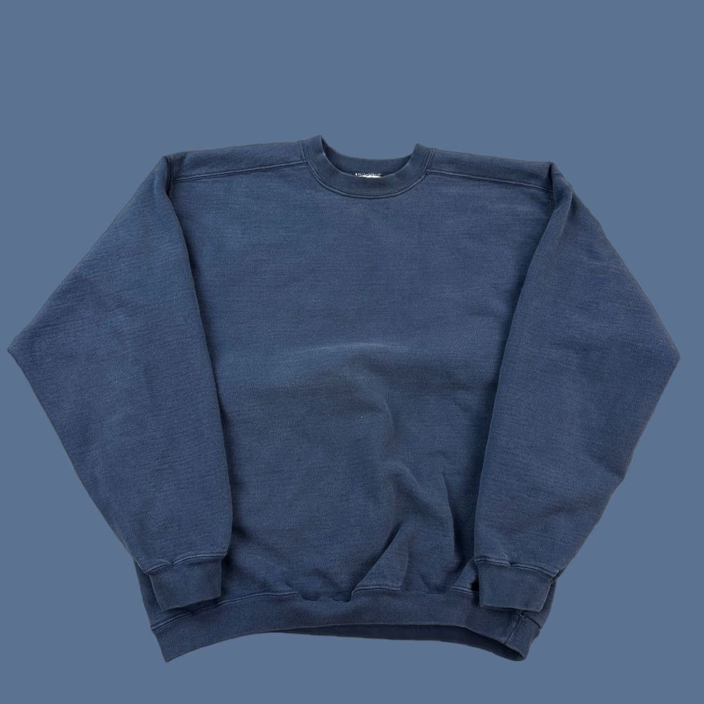 Vintage VINTAGE The Cotton Exchange Sweatshirt Mens Large Blue Crewneck Pullover USA Y2K Size US M / EU 48-50 / 2 - 1 Thumbnail