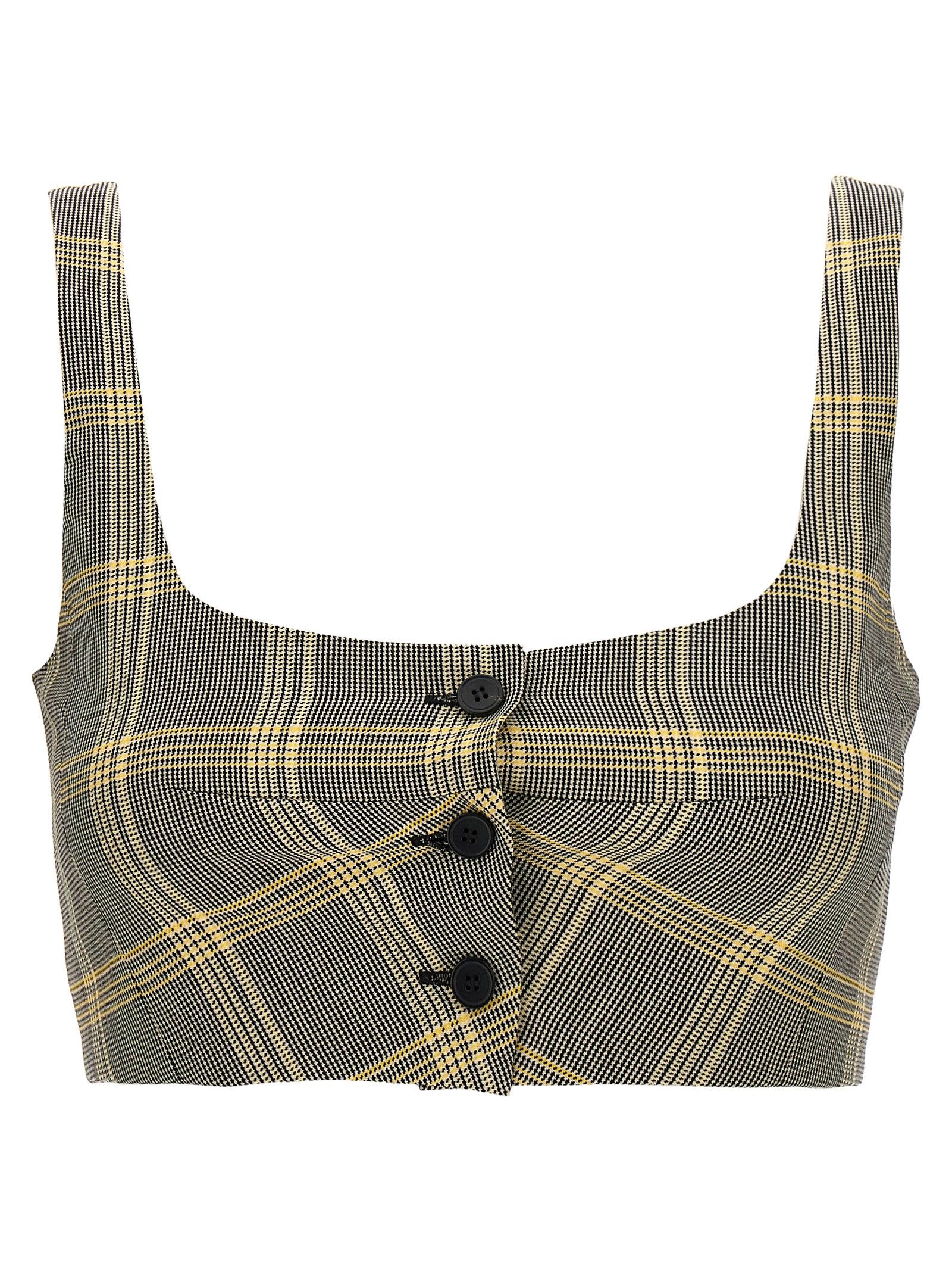 Marni Top Cropped Check Size S / US 4 / IT 40 - 1 Thumbnail