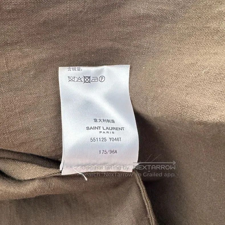 Saint Laurent Paris SAINT LAURENT Paris Brown Short-Sleeve Shirt. Size US M / EU 48-50 / 2 - 8 Thumbnail