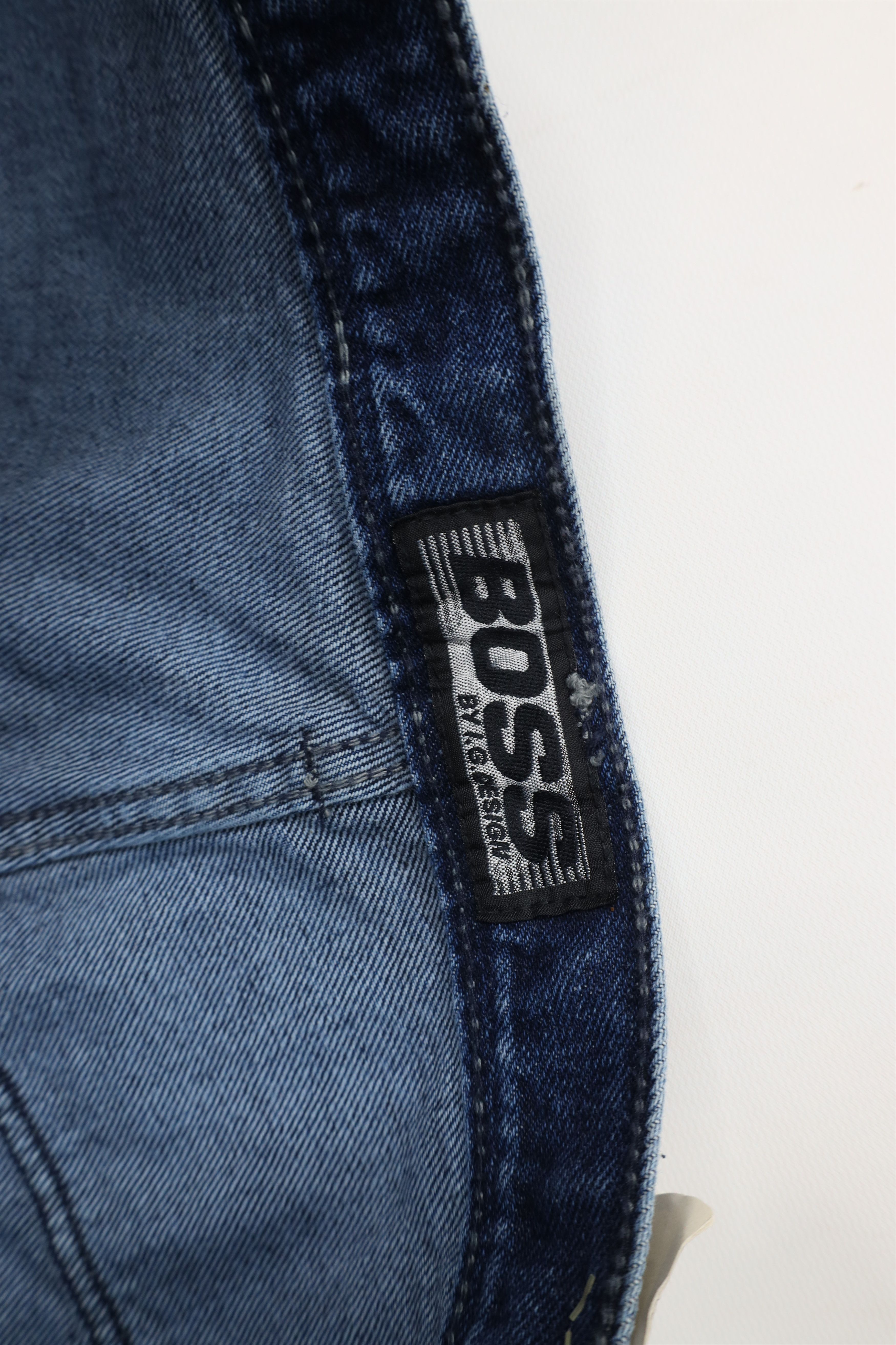 Vintage Deadstock Vintage 90s Boss Wide Leg Skateboard Denim Jeans Size US 36 / EU 52 - 7 Thumbnail