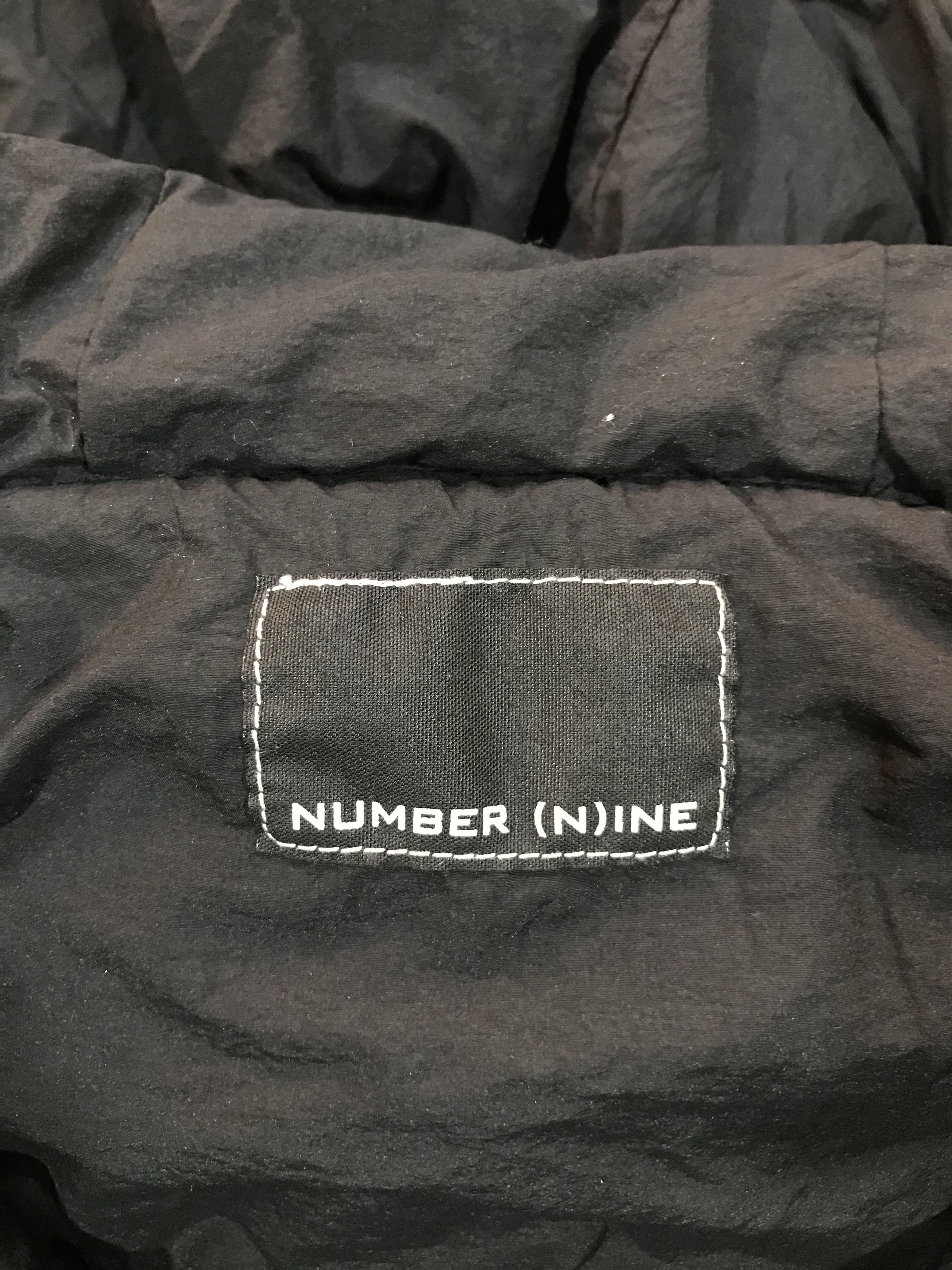 Number (N)ine Number Nine Black Puffer Hoodie Jacket Size US L / EU 52-54 / 3 - 7 Thumbnail