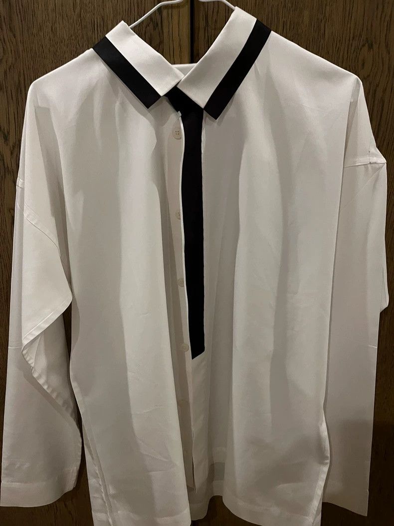 Issey Miyake Issey Miyake white blouse Size US L / EU 52-54 / 3 - 2 Thumbnail