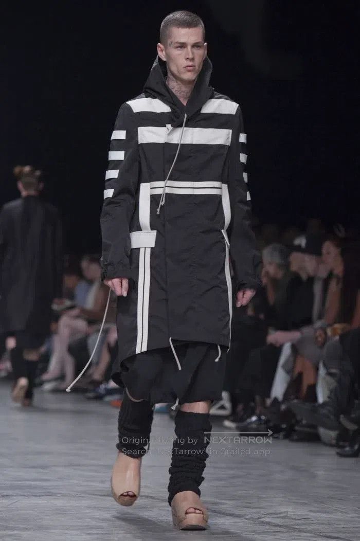 Rick Owens Rick Owens 13ss see-through webbing fishtail coat Size US M / EU 48-50 / 2 - 2 Thumbnail