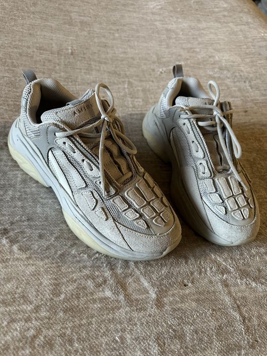 Amiri Amiri Grey Bone Runner | Grailed