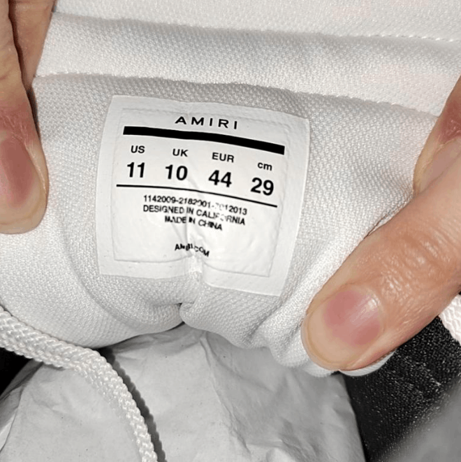 Amiri Amiri Hi-Top Sneakers Size US 11 / EU 44 - 5 Thumbnail