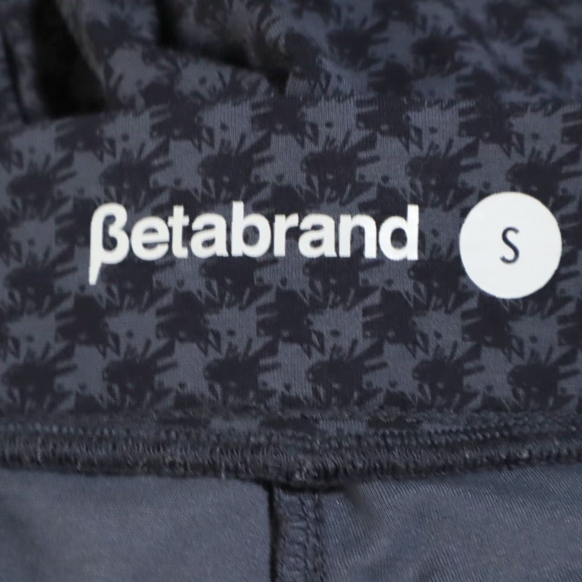 Vintage Betabrand Stretch Pants Women's S Gray Dog Houndstooth Rayon Woven Size 28" / US 6 / IT 42 - 5 Thumbnail
