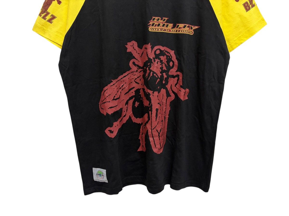 Band Tees 90s 1996 DJ FLY BONZAI LIGHTNING RECORDS HOUSE TRANCE TECHNO Size US XL / EU 56 / 4 - 4 Thumbnail