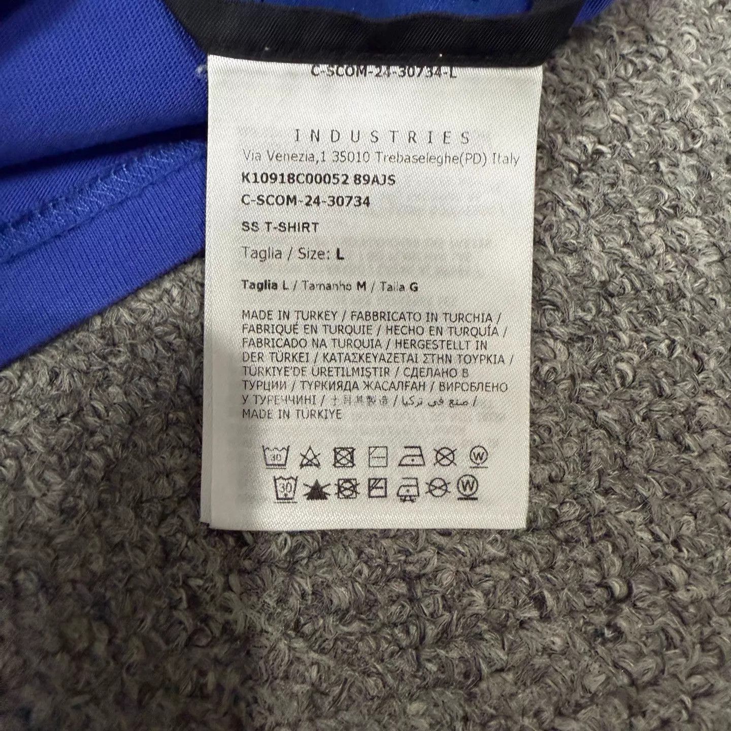 Moncler Moncler Blue Chest Logo Short Sleeve Tee L 99 New Size L / US 10 / IT 46 - 4 Thumbnail