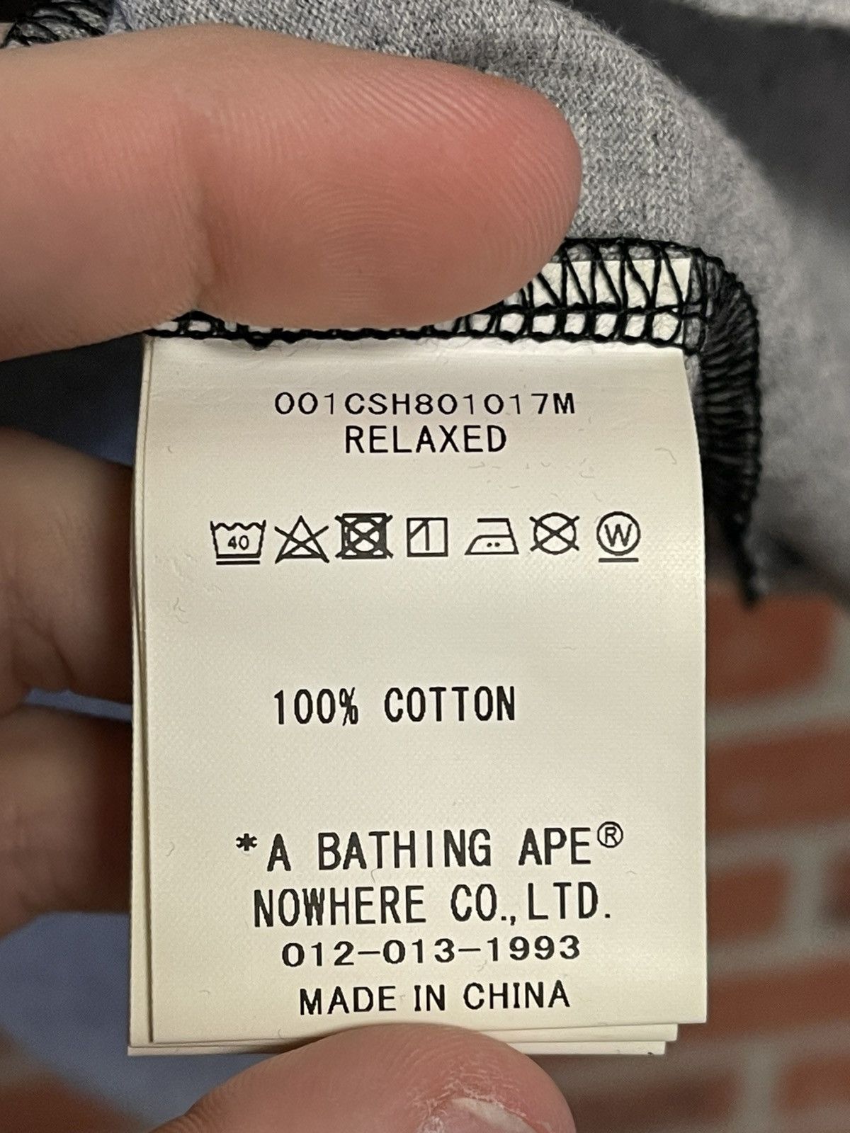 Bape Size M - Bape College Print Split Tee Grey/Black NEW Size US M / EU 48-50 / 2 - 7 Thumbnail