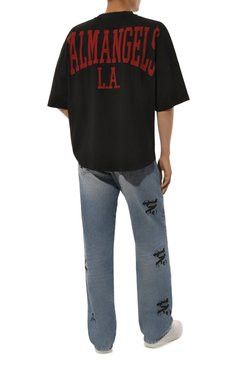 Palm Angels o1s22i1n1224 College T-Shirt in Black Size US XL / EU 56 / 4 - 2 Thumbnail