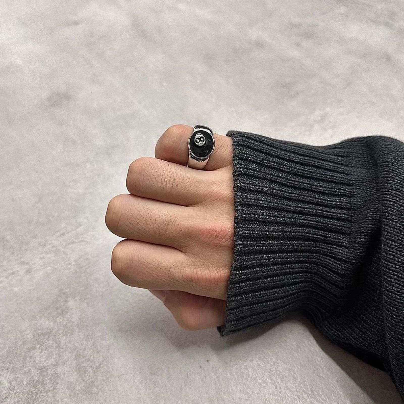 Other Silver 8 ball unique vintage WMNS Size ONE SIZE - 2 Thumbnail
