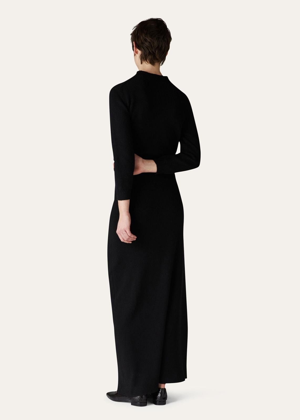 Loro Piana o1srvl11e0824 Queenstown Cashmere Maxi Dress in Black Size M / US 6-8 / IT 42-44 - 5 Thumbnail