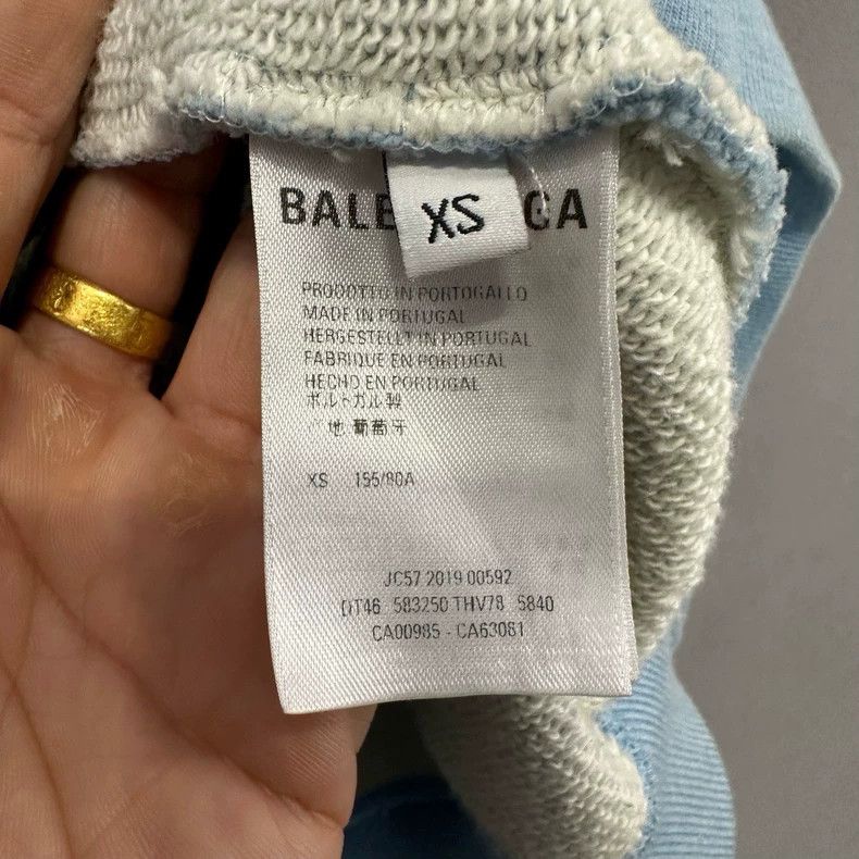 Balenciaga Balenciaga Buckle Sky Blue Long Sleeve 2501-Nextarrow Size US XS / EU 42 / 0 - 4 Thumbnail