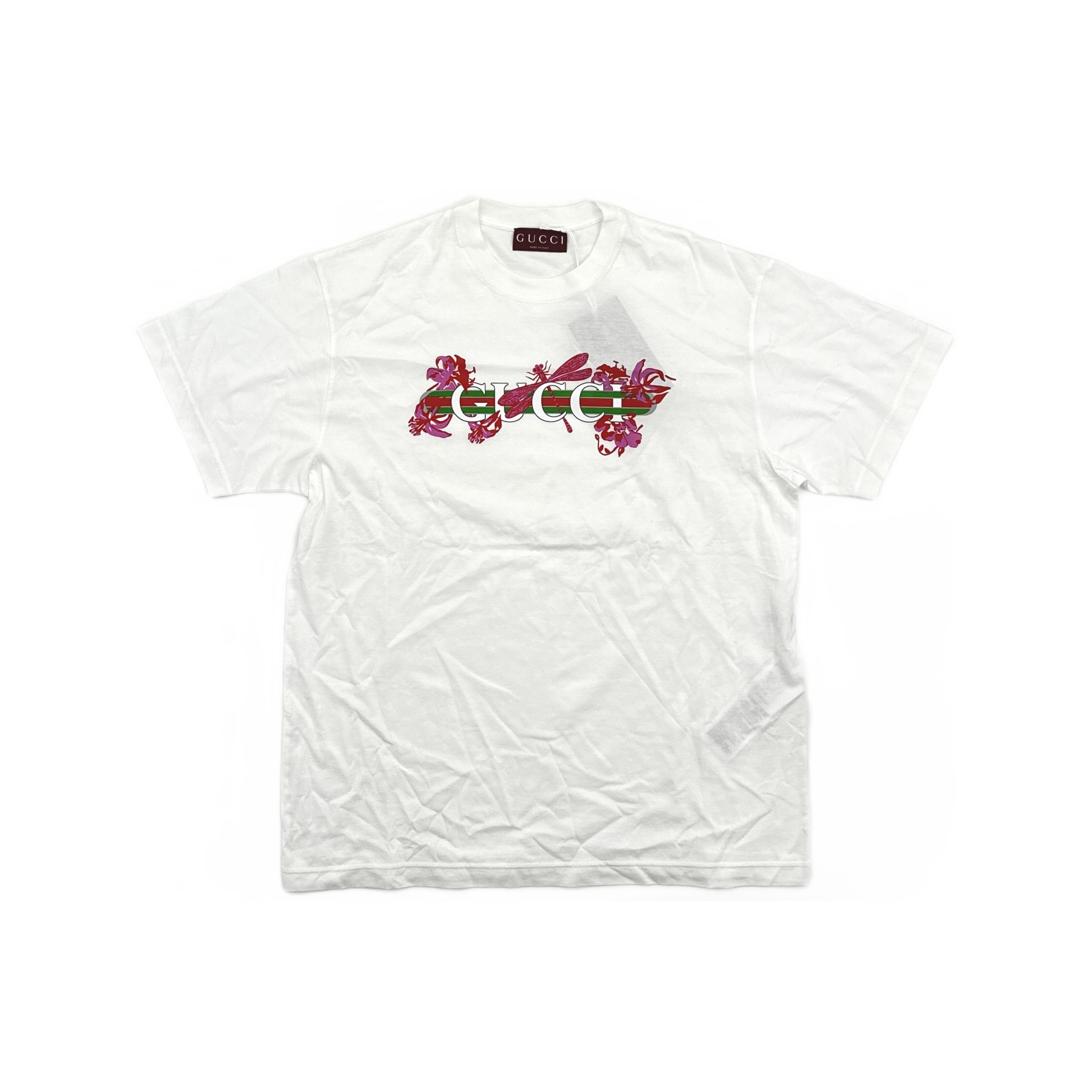 Gucci Gucci Floral Logo Print T-Shirt Size S Size S / US 4 / IT 40 - 1 Thumbnail