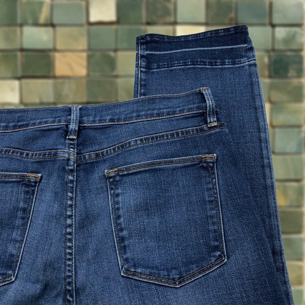 Frame FRAME Le High Straight MINT 30 Denim Jeans Women High Rise 5-Pocket Blue Fiber Stretch Vintage: No Size 30" / US 8 / IT 44 - 1 Thumbnail
