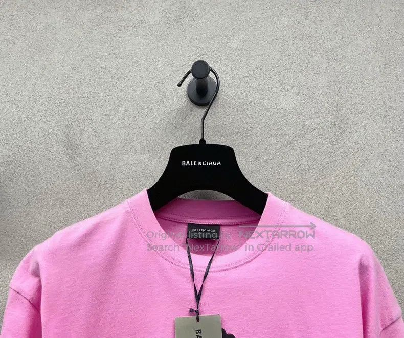 Balenciaga Balenciaga Pink Short Sleeve Size US L / EU 52-54 / 3 - 4 Thumbnail