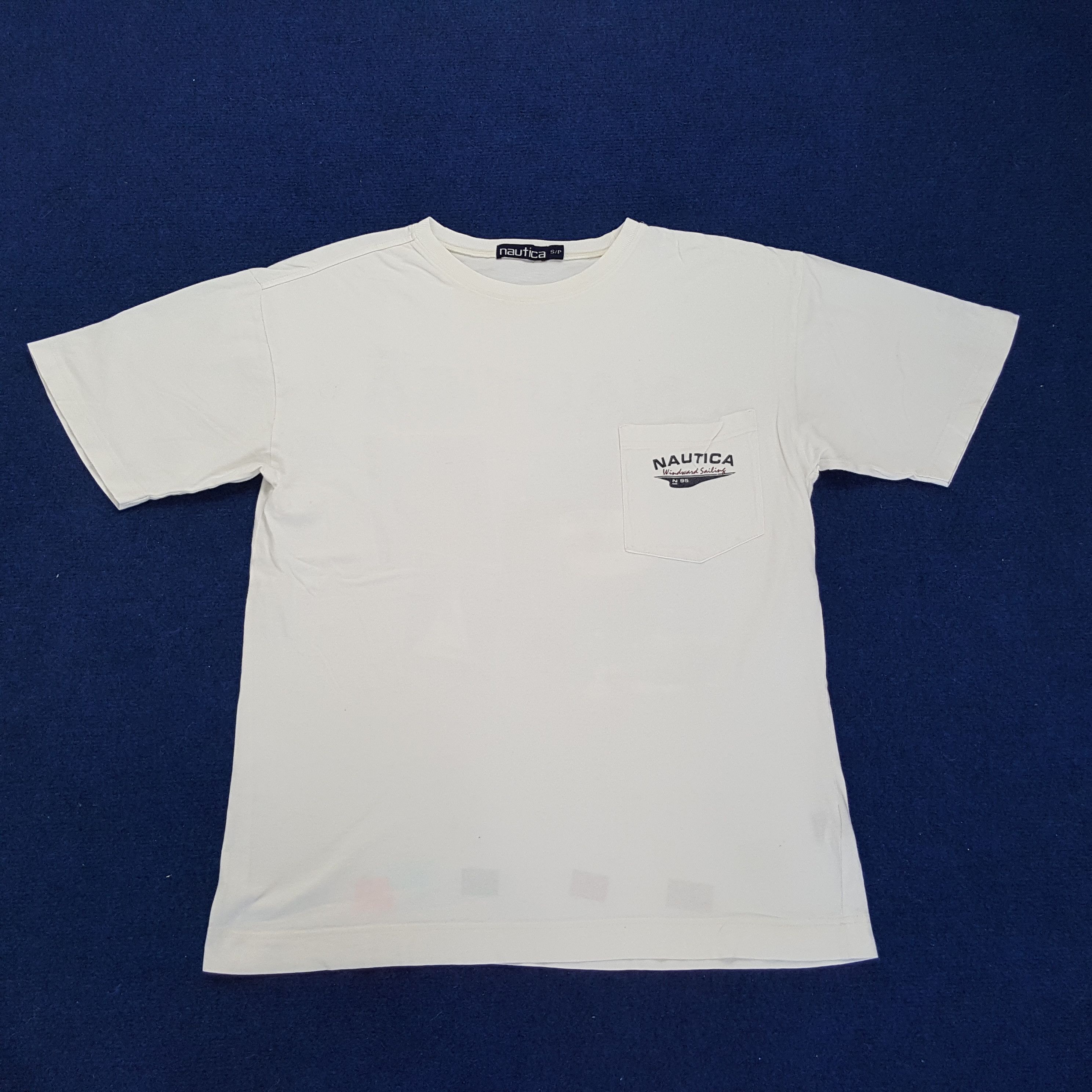 Nautica × Vintage Vintage NAUTICA Windward Sailing Surf Style T-shirt Size US L / EU 52-54 / 3 - 4 Thumbnail