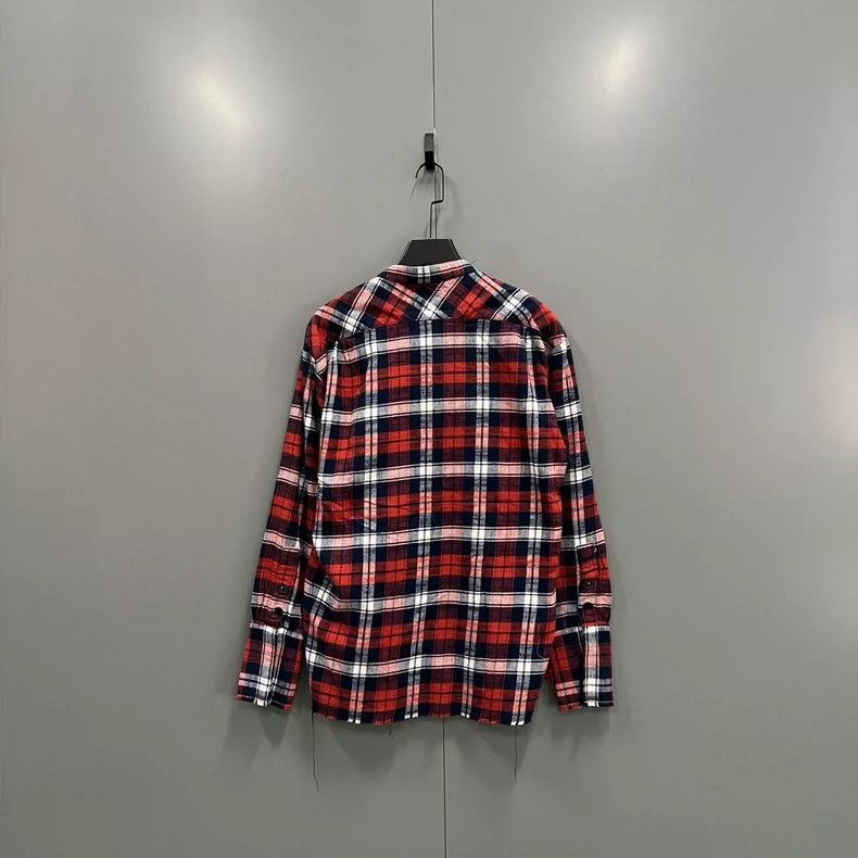 Greg Lauren greg laurenplaid shirt 2506-Nextarrow Size US M / EU 48-50 / 2 - 2 Thumbnail