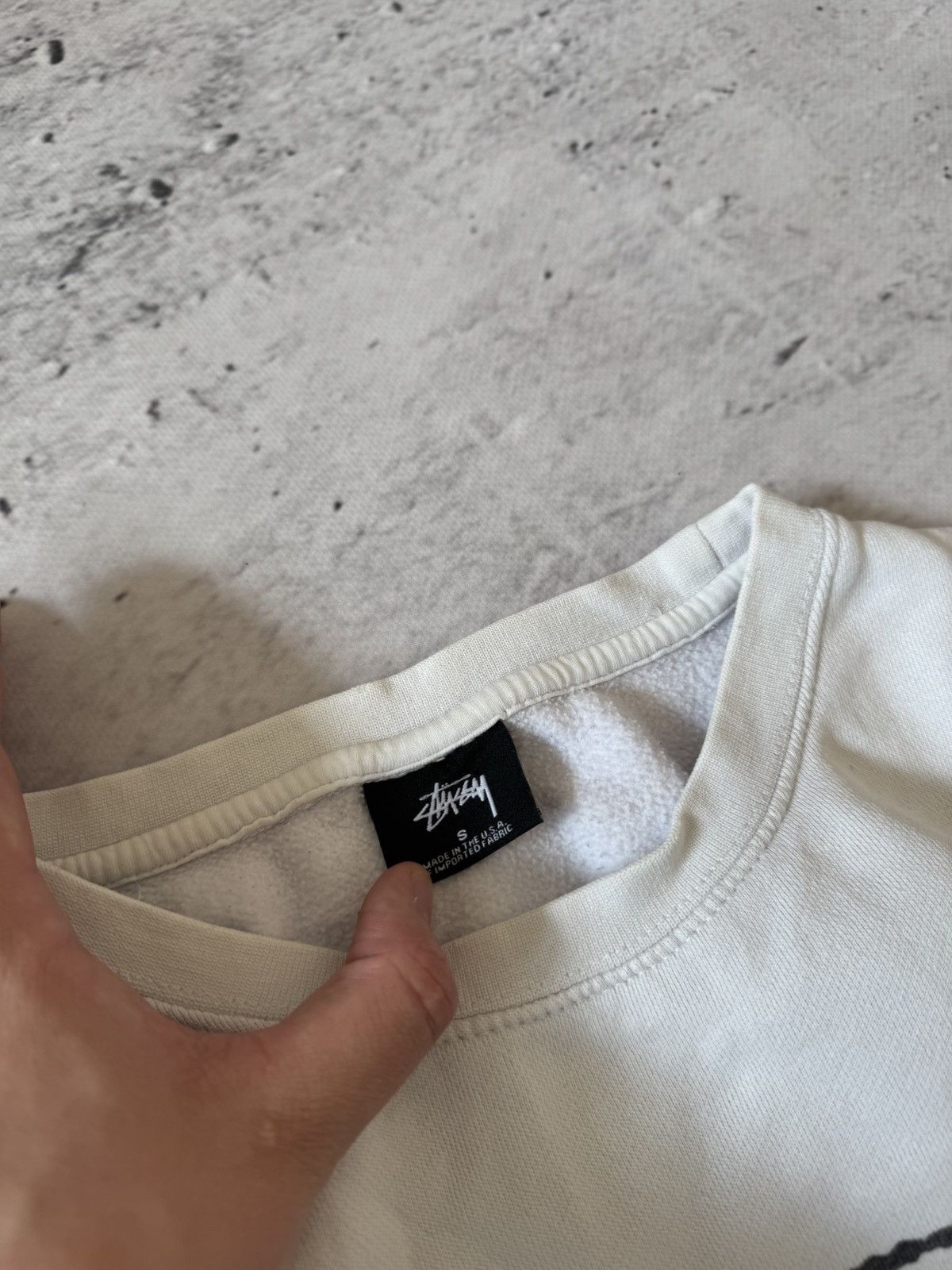 Stussy × Vintage STUSSY DOUBLE LOGO OVERSIZE BAGGY FIT SWEATSHIRT Size US S / EU 44-46 / 1 - 11 Thumbnail