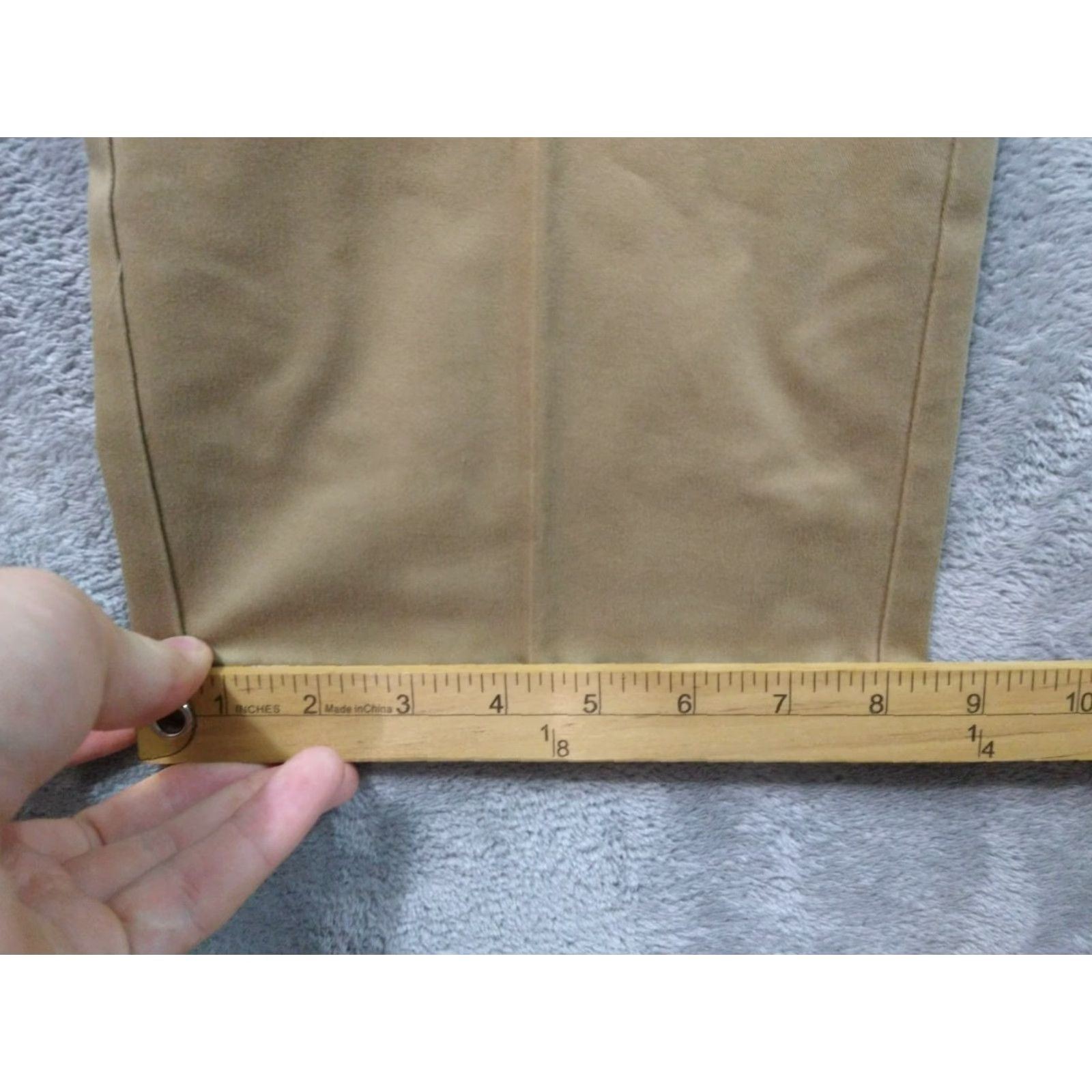 Orvis Orvis Pants Mens 36 x 32 Beige Chino Flat Front Mid Rise Cotton Casual Preppy Style: Chino, Beige, Cotton, Regular, Mens Size US 36 / EU 52 - 6 Thumbnail