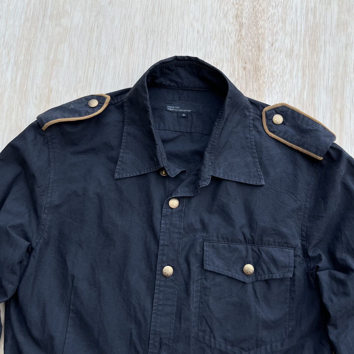 Japanese Brand KENJI ITO COMME CA COLECTION LONG SLEEVE SHIRT Size US M / EU 48-50 / 2 - 2 Thumbnail