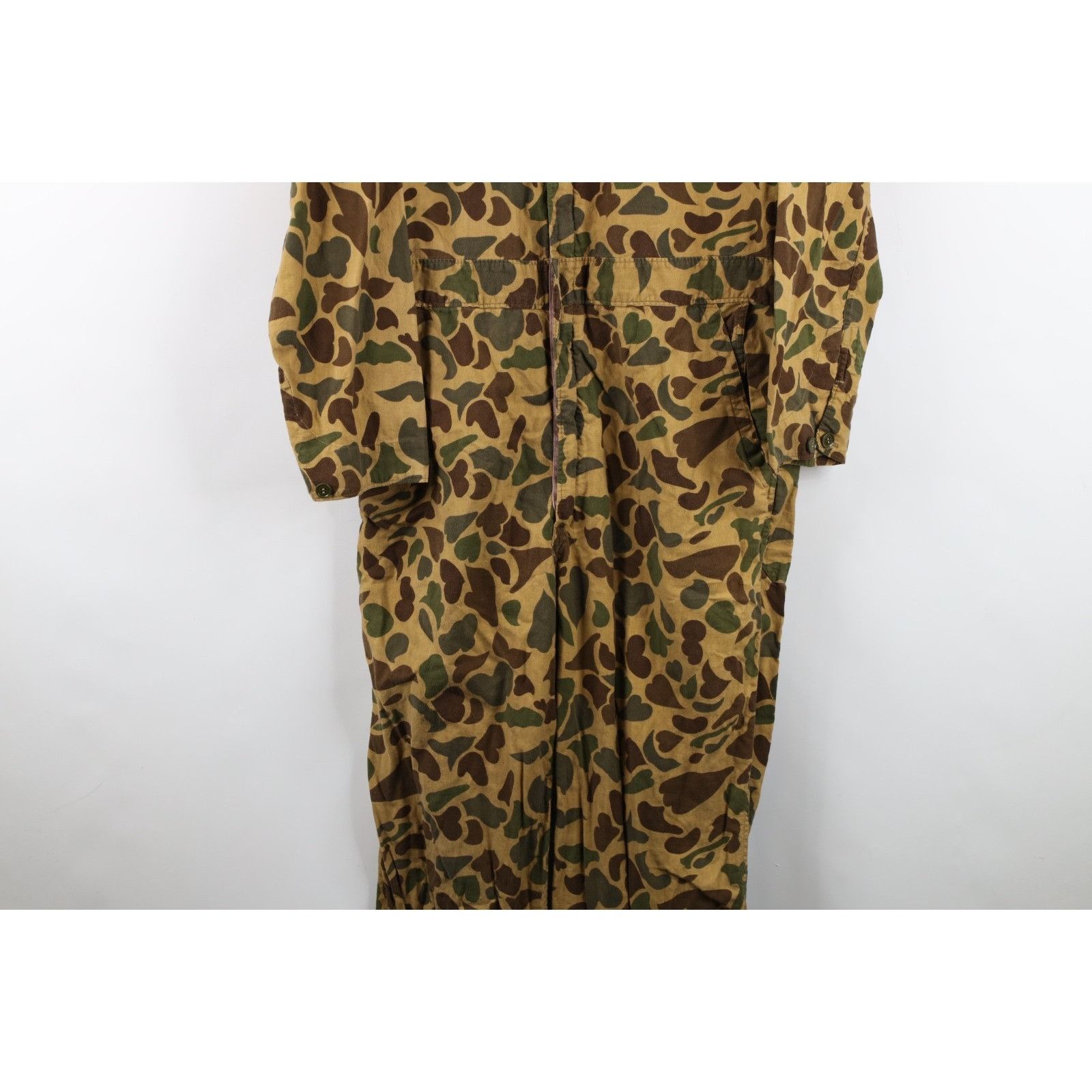 Vintage Vintage 70s Streetwear Frogskin Camouflage Coveralls Size US S / EU 44-46 / 1 - 3 Thumbnail