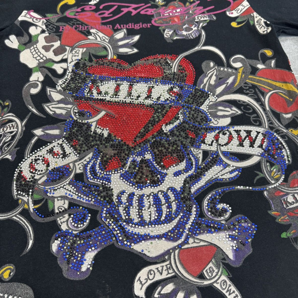 Ed Hardy Ed Hardy by Christian Audigier Skulls Tattoo Swag T-Shirt Size L / US 10 / IT 46 - 7 Thumbnail