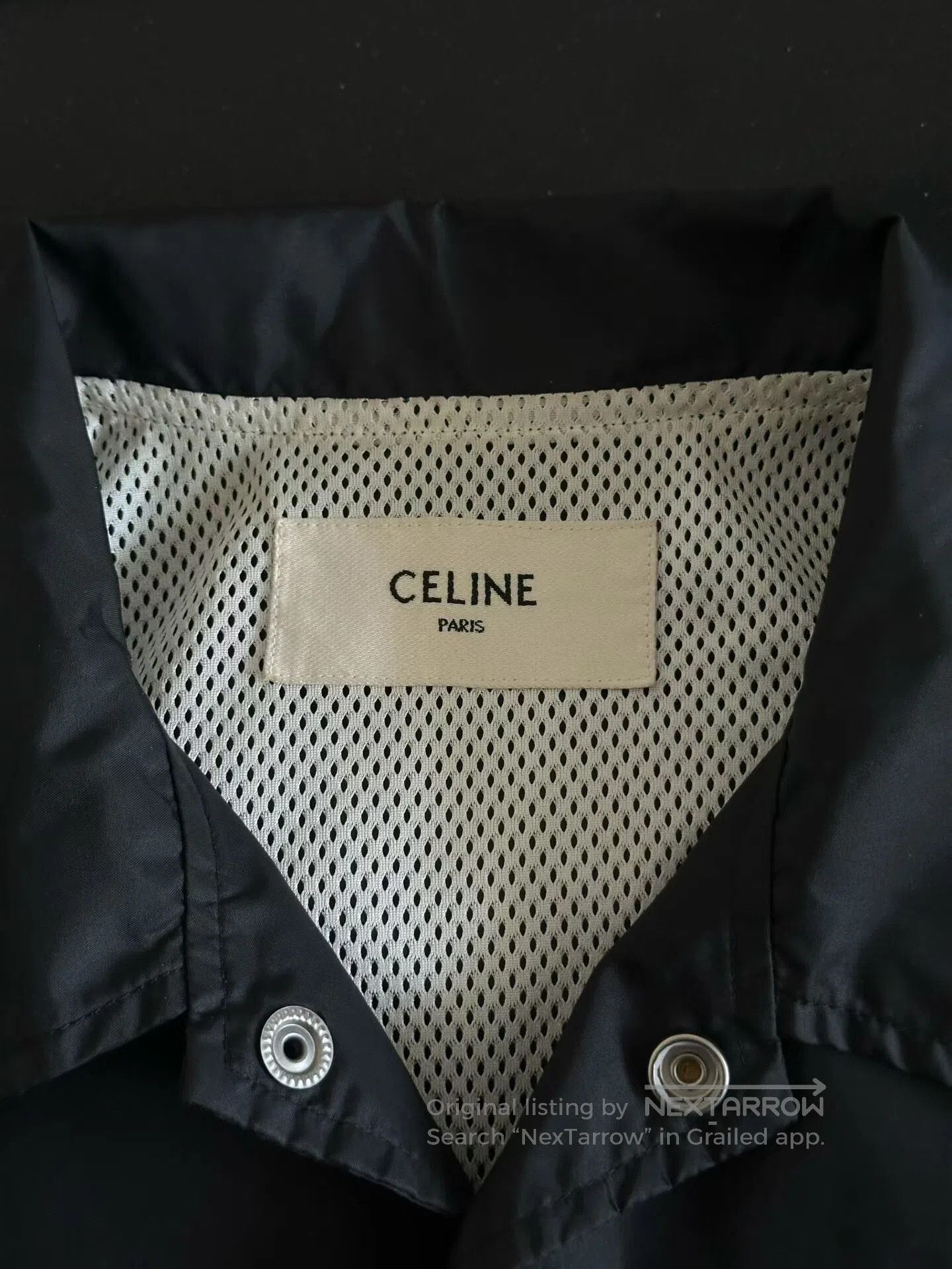 Celine Celine Black Nylon Jacket. Size US S / EU 44-46 / 1 - 3 Thumbnail