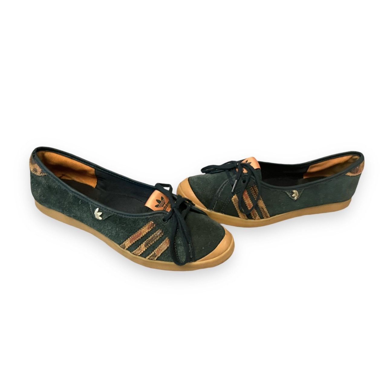 Adidas × Japanese Brand × Vintage Adidas Adria 90s Vintage Iconic leather green ballet flats Size US 5.5 / IT 35.5 - 6 Thumbnail
