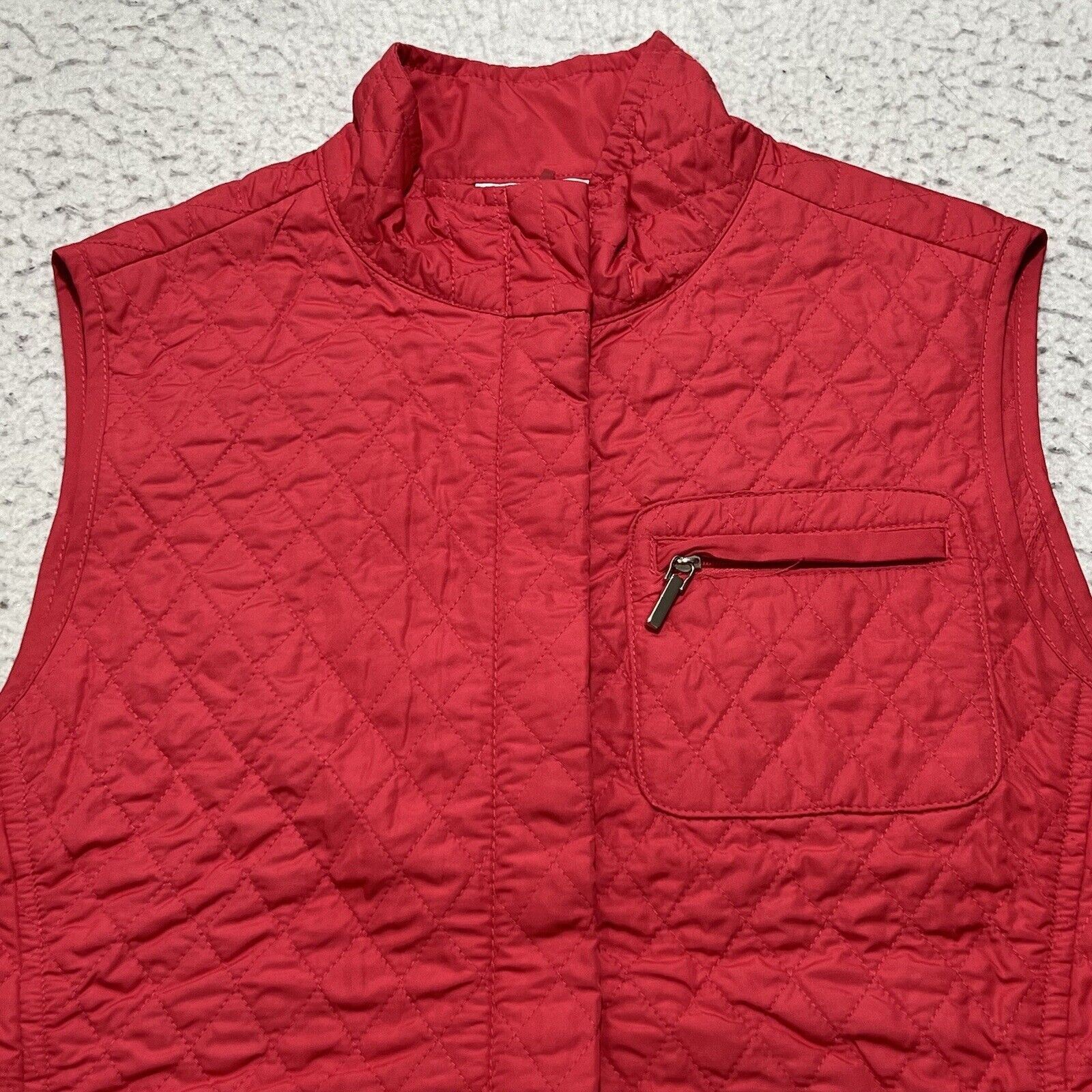 Other Talbots Quilted Full Zip Vest Lightweight Hot Pink Jacket Size S / US 4 / IT 40 - 2 Thumbnail
