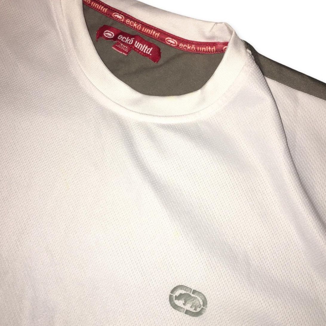 Ecko Unltd. VINTAGE Y2K Ecko Unltd Short Sleeve Shirt 3XL Gray/White Size US XXL / EU 58 / 5 - 2 Thumbnail
