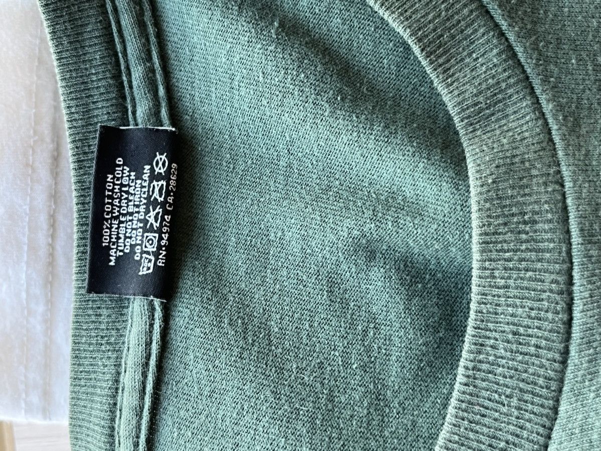 Stussy Stüssy Basic Logo Long Sleeve Tee — Forest Green / Pink Size US L / EU 52-54 / 3 - 6 Thumbnail