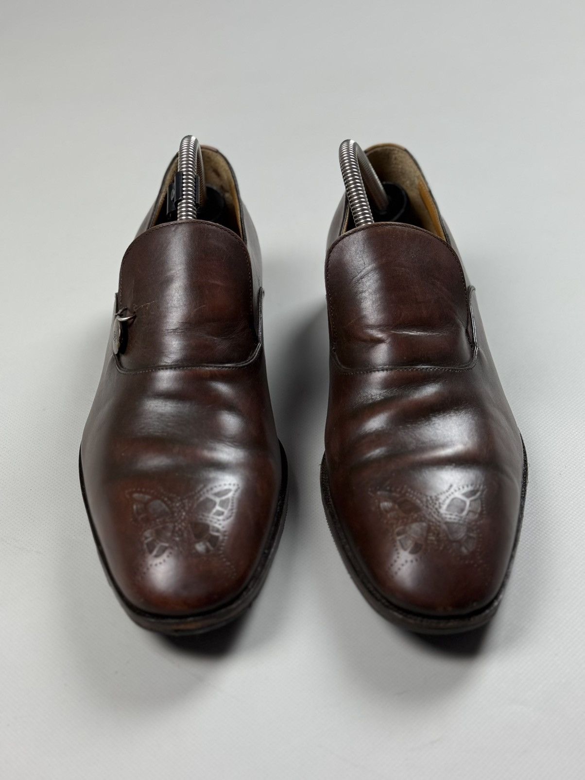Sergio Rossi Sergio Rossi Men’s Leather Formal Brogue Shoes Size US 8.5 / EU 41-42 - 9 Thumbnail