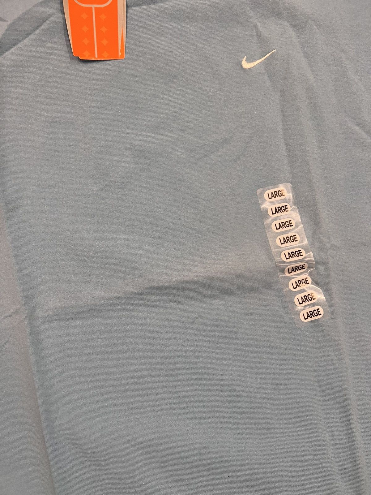 Nike × Vintage Vintage Nike Mini Swoosh TShirt Deadstock NOS 90s 00s W tags Size US L / EU 52-54 / 3 - 3 Thumbnail