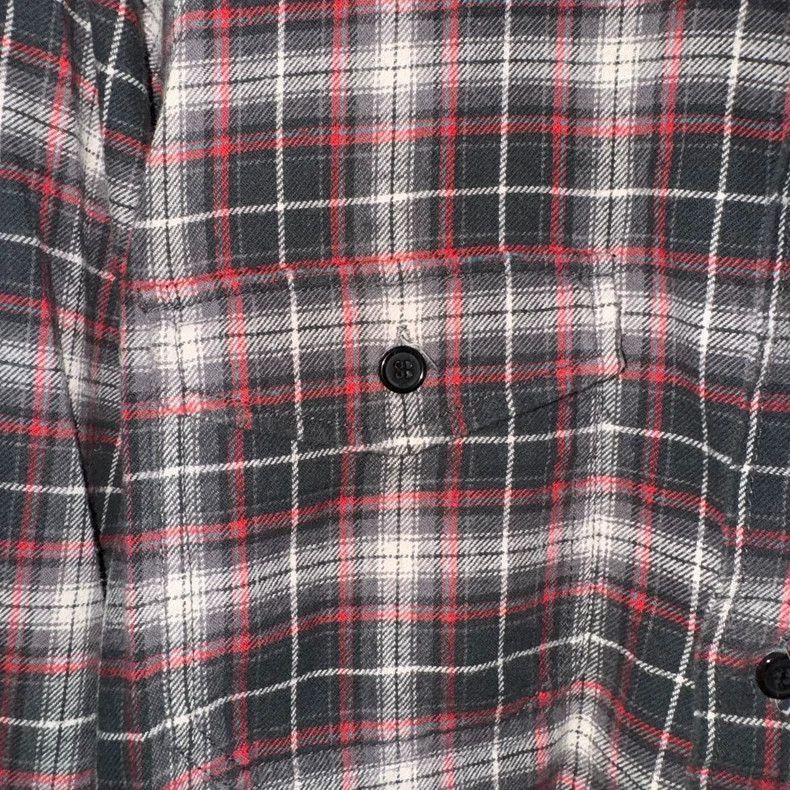 Saint Laurent Paris Saint Laurent SLP16SS Fringe Plaid Shirt- Size US S / EU 44-46 / 1 - 3 Thumbnail