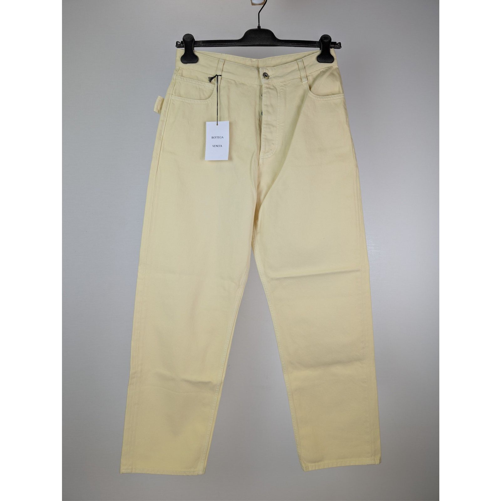 Bottega Veneta o1rshd1 Washed Coloured Denim Trousers Jean in Banana Size US 30 / EU 46 - 10 Thumbnail