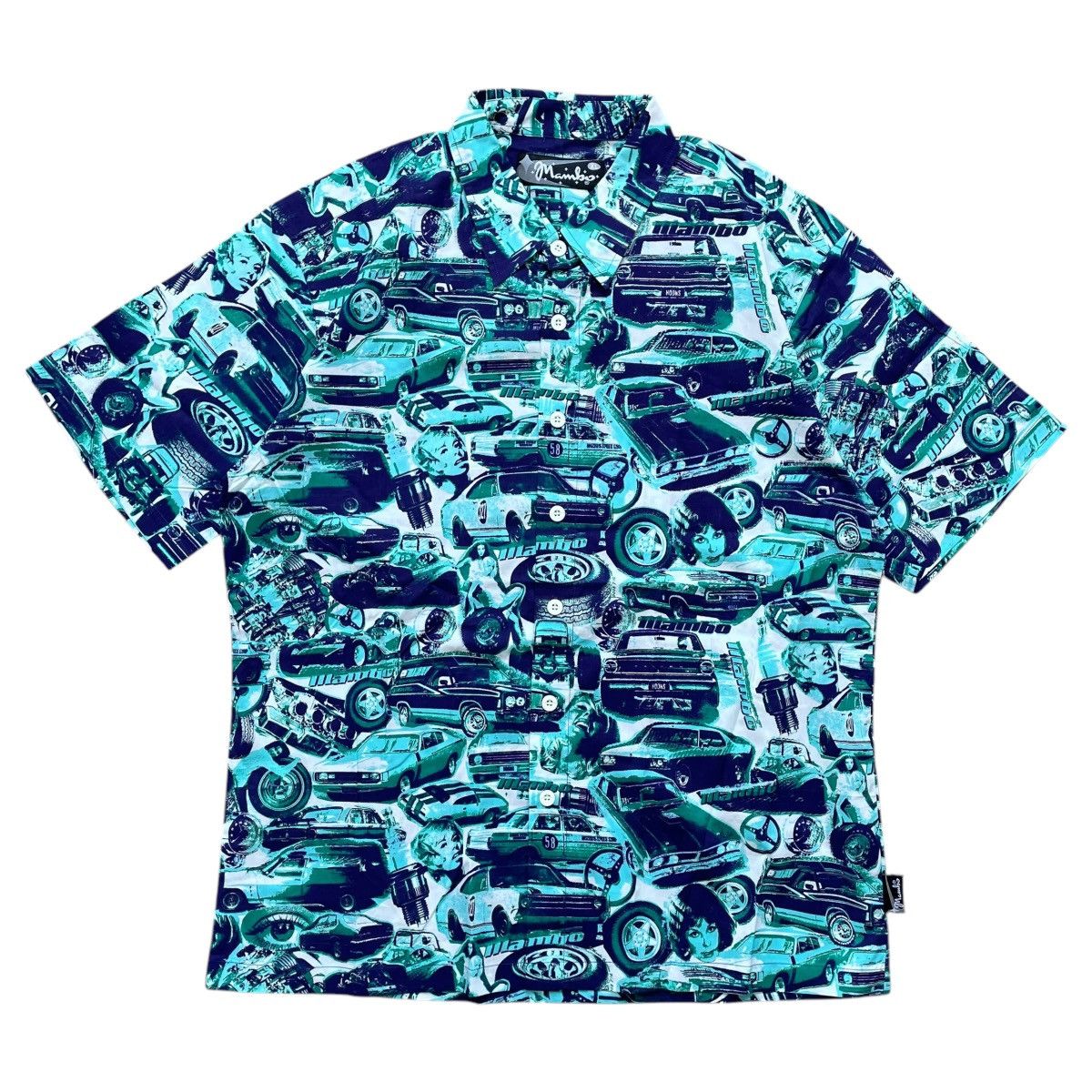 Mambo × Vintage VINTAGE Y2K MAMBO LOUD CAR GIRL BUTTON UPS SHIRT Size US XL / EU 56 / 4 - 1 Thumbnail