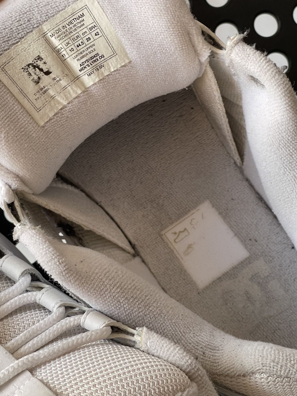 DC Vintage Very Rare DC LYNX OG TRIPLE WHITE / SIZE 11US Size US 11 / EU 44 - 16 Thumbnail