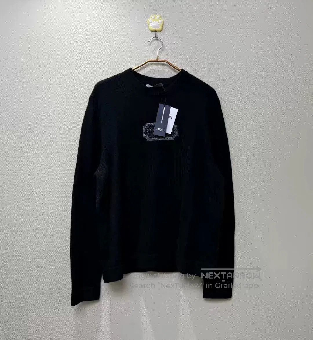 Dior Dior New Black Embroidered Logo Sweater. Size US L / EU 52-54 / 3 - 1 Thumbnail