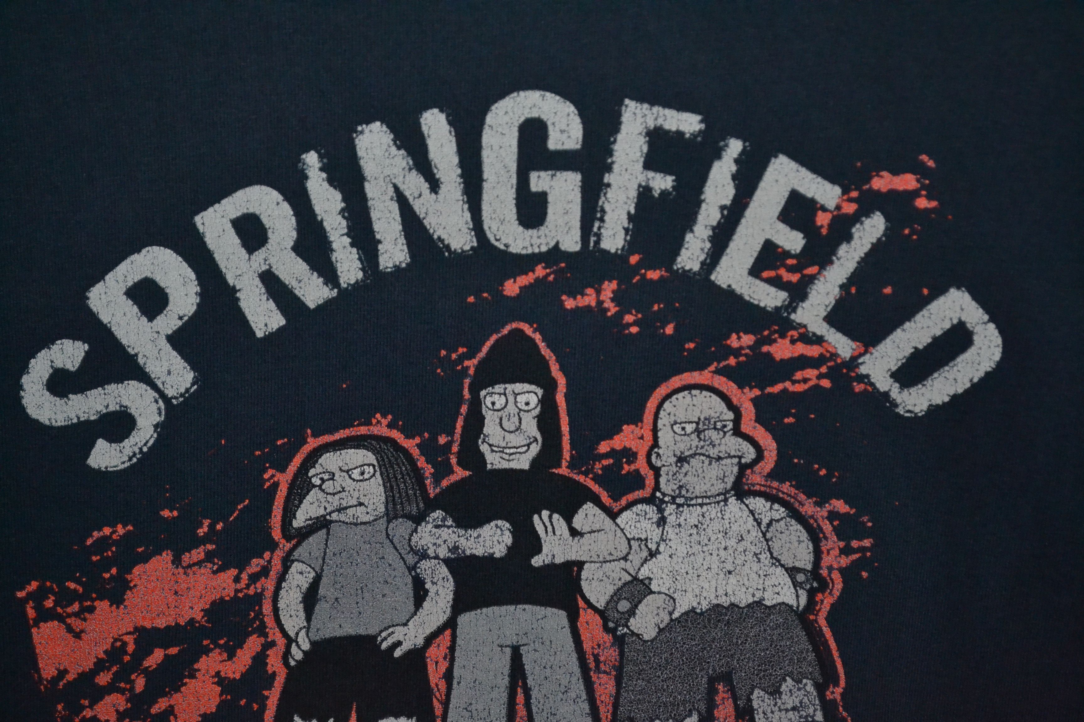 Vintage Vintage The Simpsons 2003 Springfield Fight Club T-Shirt S Size US S / EU 44-46 / 1 - 4 Thumbnail
