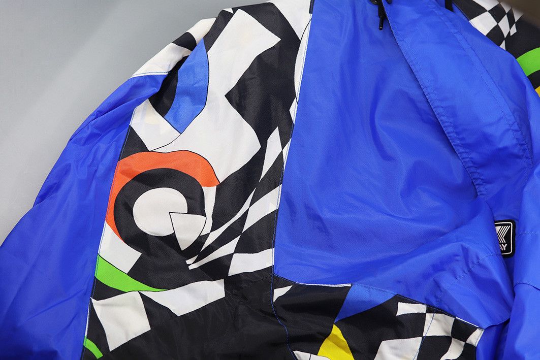 K-Way Vintage K-Way Ski Windbreaker Jacket 90s Racing Team L Size US L / EU 52-54 / 3 - 12 Thumbnail