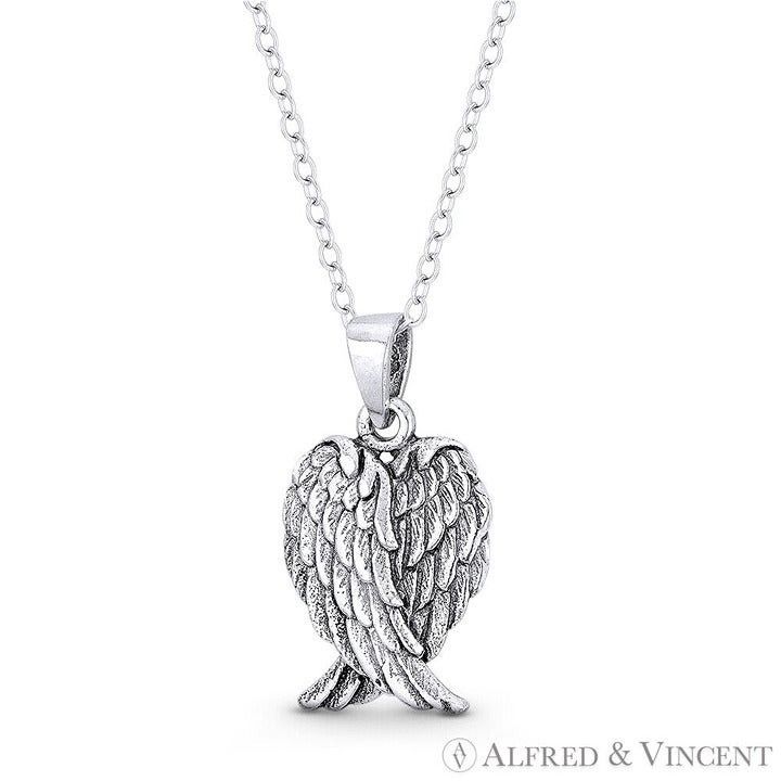 Other Angel's Wings w/ Feathers Charm 21.5x12mm Pendant Size ONE SIZE - 1 Preview