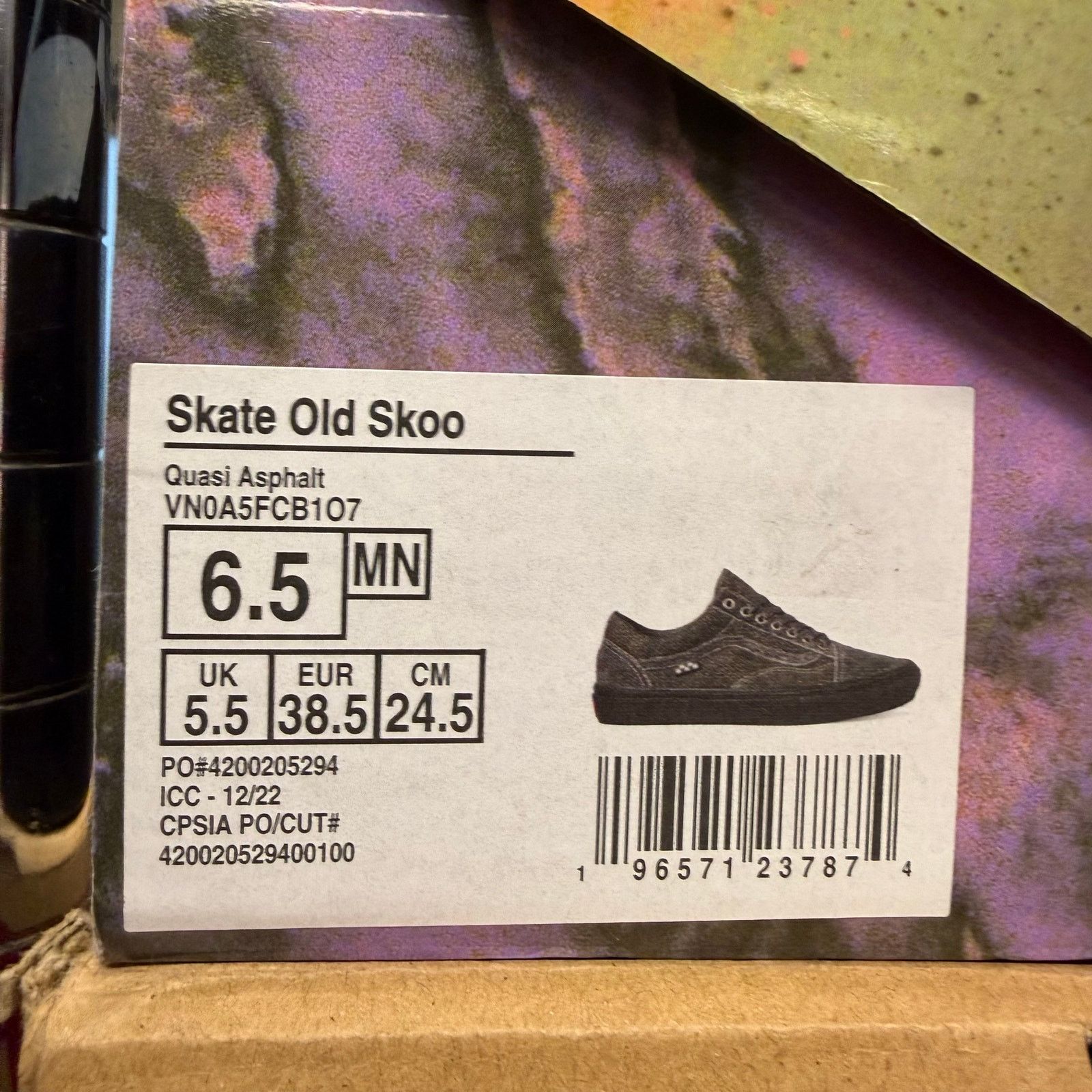 Vans VANS X QUASI MEN'S 6.5 SKATE OLD SKOOL QUASI ASPHALT NIB Size US 6.5 / EU 39-40 - 6 Thumbnail