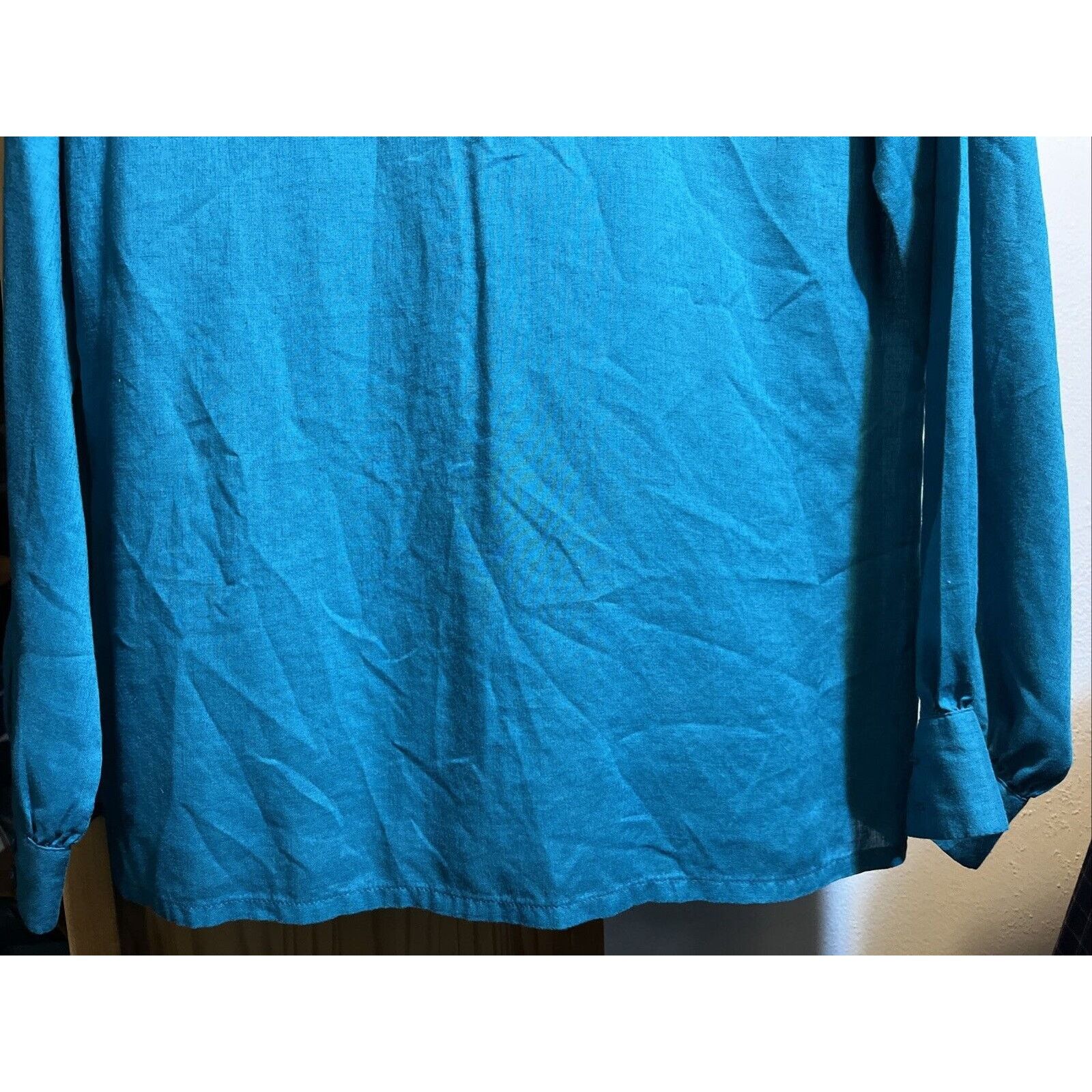 Pendleton Pendleton Country Sophisticates Women 6 Blue Rayon Linen Top Size M / US 6-8 / IT 42-44 - 10 Thumbnail
